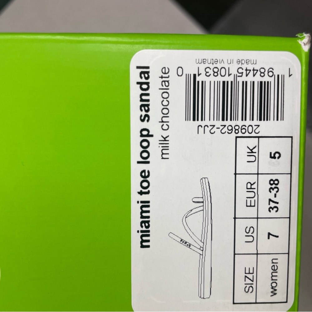 CROCS Miami Toeliop Sandals 7 NWT - Picture 4 of 4